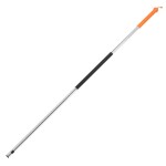 <p>Oval aluminium handle with plastic sleeve. Soft grip