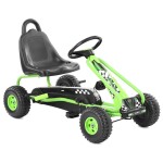 <p>HECHT 59792 pedal go-kart in green. Suitable for children aged 3-8 years. Max. load 30 kg. Plastic wheels