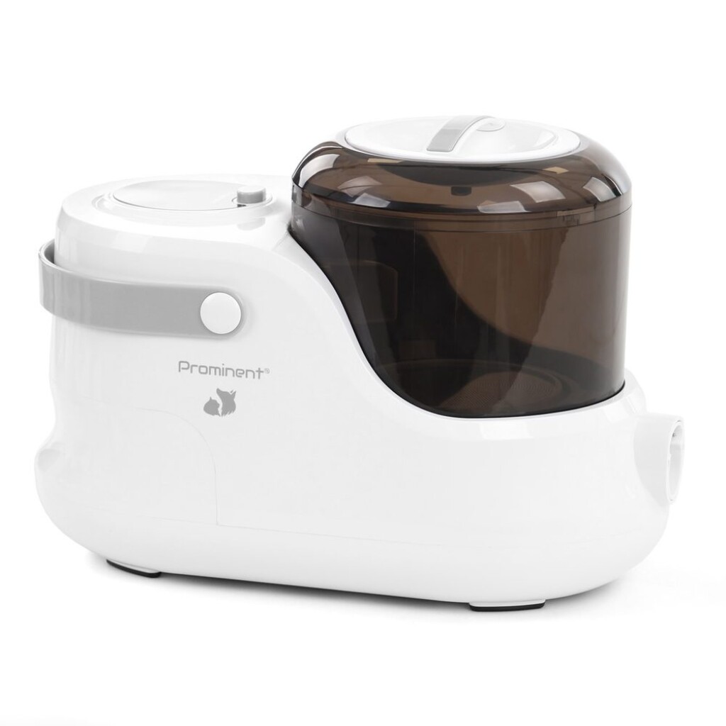 A complete pet grooming kit that combines six special attachments for brushing