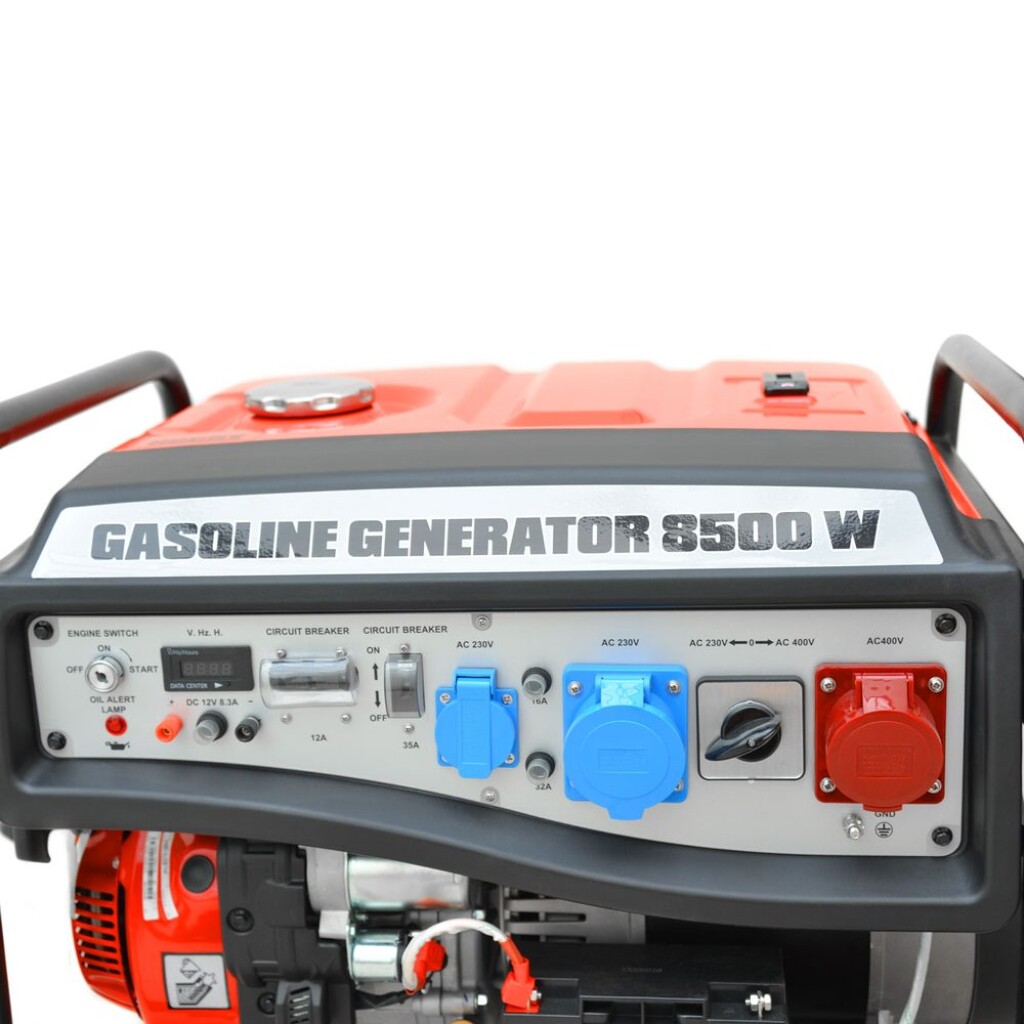 short-term maximum power is up to 8500 W. Sockets 400 V / 4600 W