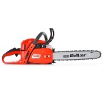 <p>Petrol chainsaw. Bar lenght 39 cm. Engine 58 ccm