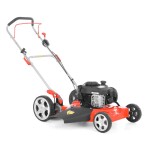<p>Petrol lawn mower. Working width: 51 cm. Engine displacement: 125 ccm. Engine B&S Series 300 E. Side ejection and mulching functions.</p>