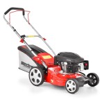 <p>Petrol lawn mower. Working width: 42.5 cm. Displacement: 139 cm3. Engine power: 2.4 kW. Collecting box: 45 l. </p>
