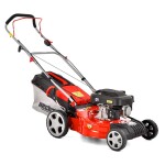 <p>Petrol lawn mower. Working width: 46 cm. Engine displacement: 150 ccm. Collecting box: 55 l.</p>