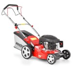 <p>Self-propelled petrol powered rotary lawn mower with 4-stroke engine with displacement of 98 cm3. Working width 43 cm. Suitable for areas of up to 800 m2. </p>