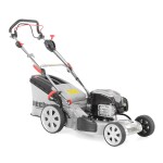 Petrol lawn mower with self propelled system - HECHT 553 BSA 5 in 1