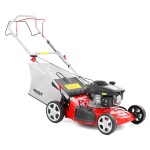 <p>Powered lawn mower with travel ● Working width: 46 cm ● Engine capacity: 161 cm3 ● Max. torque 3.9 Nm ● Basket capacity 55 l ● Max. recommended area: 1000 m2.</p>