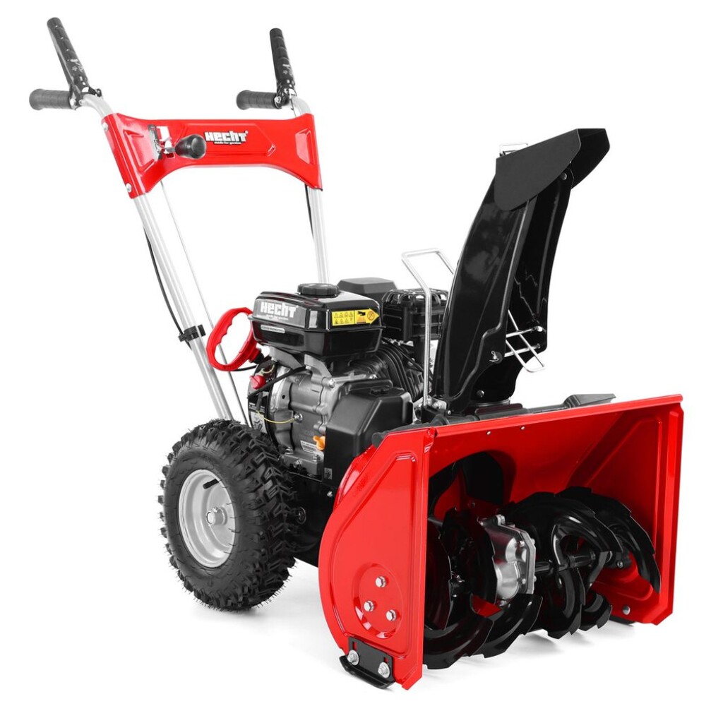 Two-stage self propelled petrol snow blower. Engine Hecht OHV