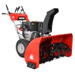 <p>HECHT 9542 SQ – 2 stage self-propelled petrol snowblower. Engine Hecht OHV