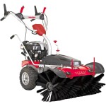 <p>Motorised petrol sweeper with Briggs & Stratton engine. Engine capacity 161 cm3