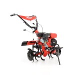 <p>Petrol tiller powered by 4-stroke engine HECHT with displacement of 208 ccm. Working width 81/104 cm - 6 pcs tines. Gears: 3 forward / 1 reverse.</p>