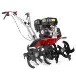 <p>Petrol powered tiller equipped with HECHT 4-stroke engine with an power output of 6