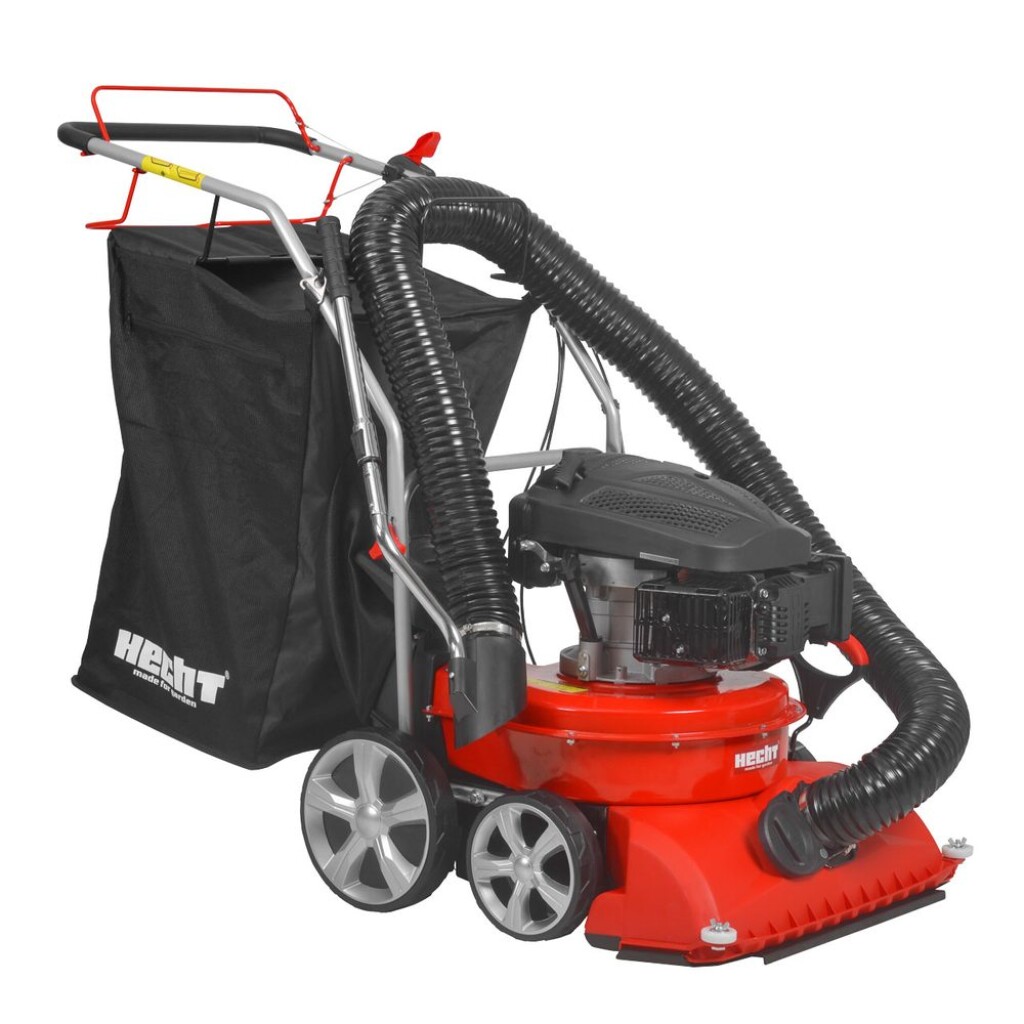 Self propelled. Petrol powered vacuum cleaner - blower. 4-stroke engine