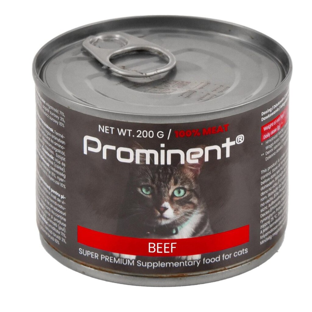 Superpremium supplementary cat food. Filled raw and then sterilized