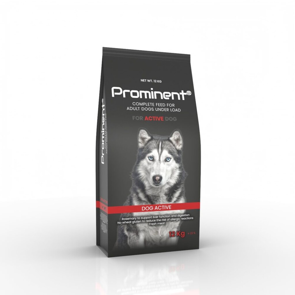 Complete premium food for adult dogs of all breeds with increased physical activity. Package weight: 12 kg.