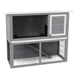 <p>BUNNY rabbit hutch - dimensions 111.5 x 45 x 92 cm. Durable fir wood.</p>