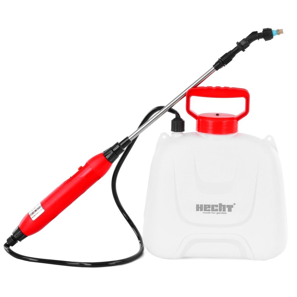 Practical battery-powered sprayer HECHT 4050 with telescopic tube