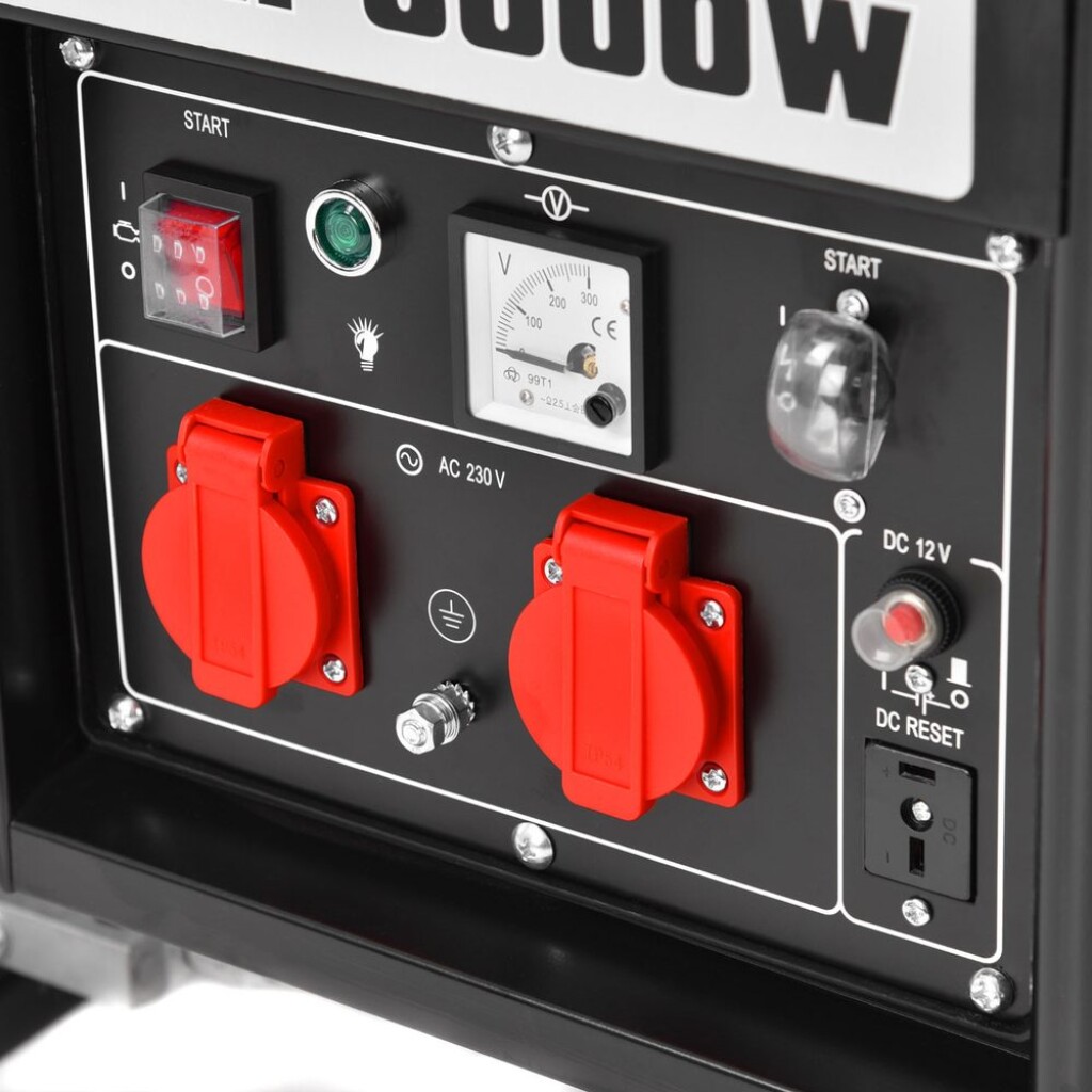 maximum 3000 W. Operating time approx. 7 h. Tank 15 l. 2x socket.