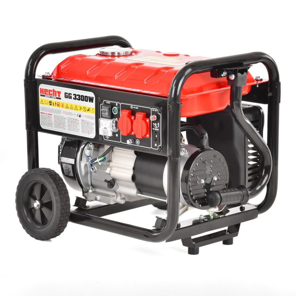 HECHT GG 3300W is a medium size gasoline electricity generator