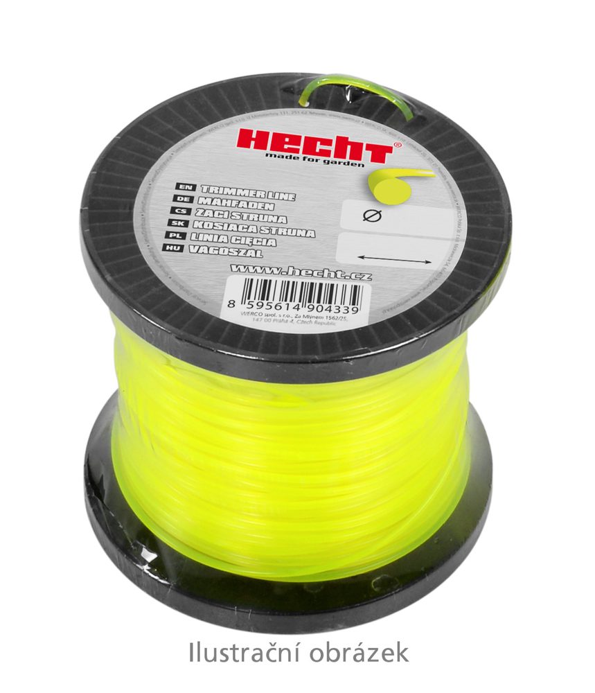 String for grass trimmer - HECHT 10318016 Round cutting string with core
