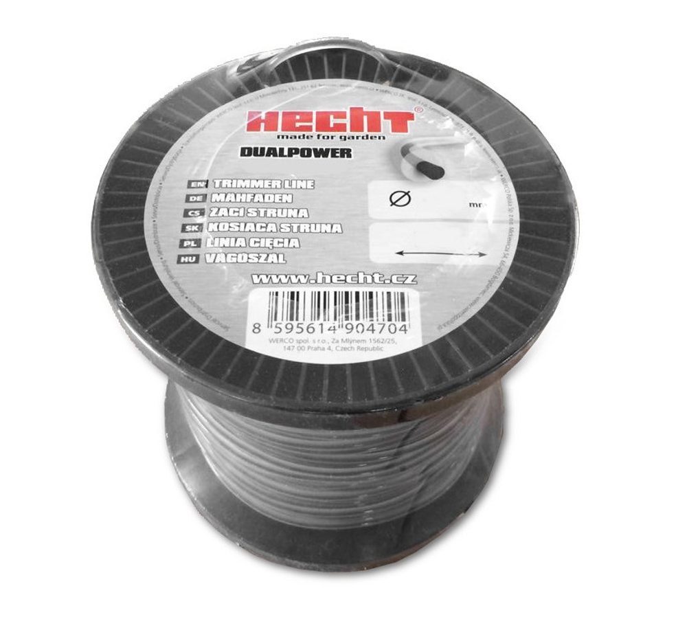 String for grass trimmer - HECHT 10336024 Round cutting string with core