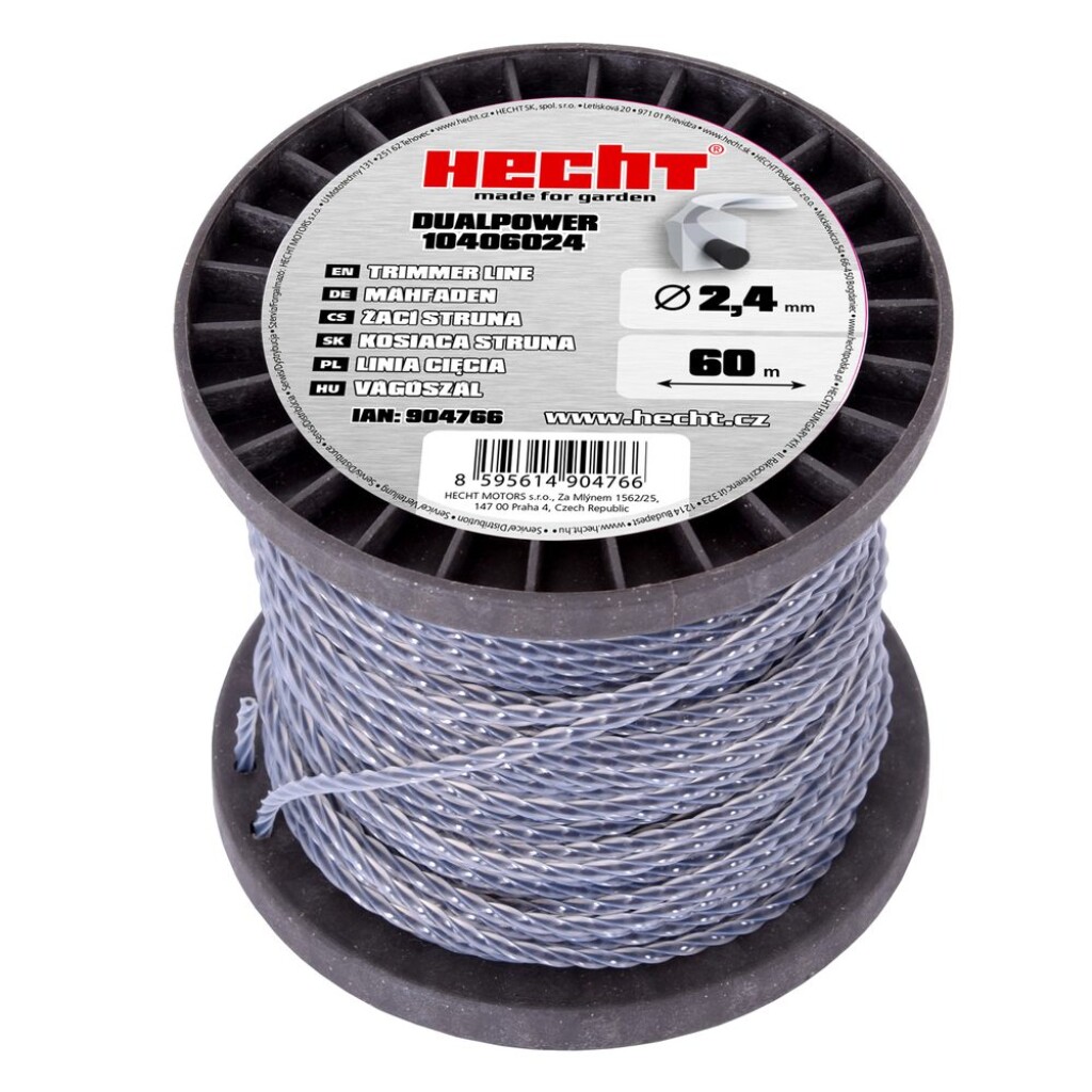 Square shaped cutting string with core