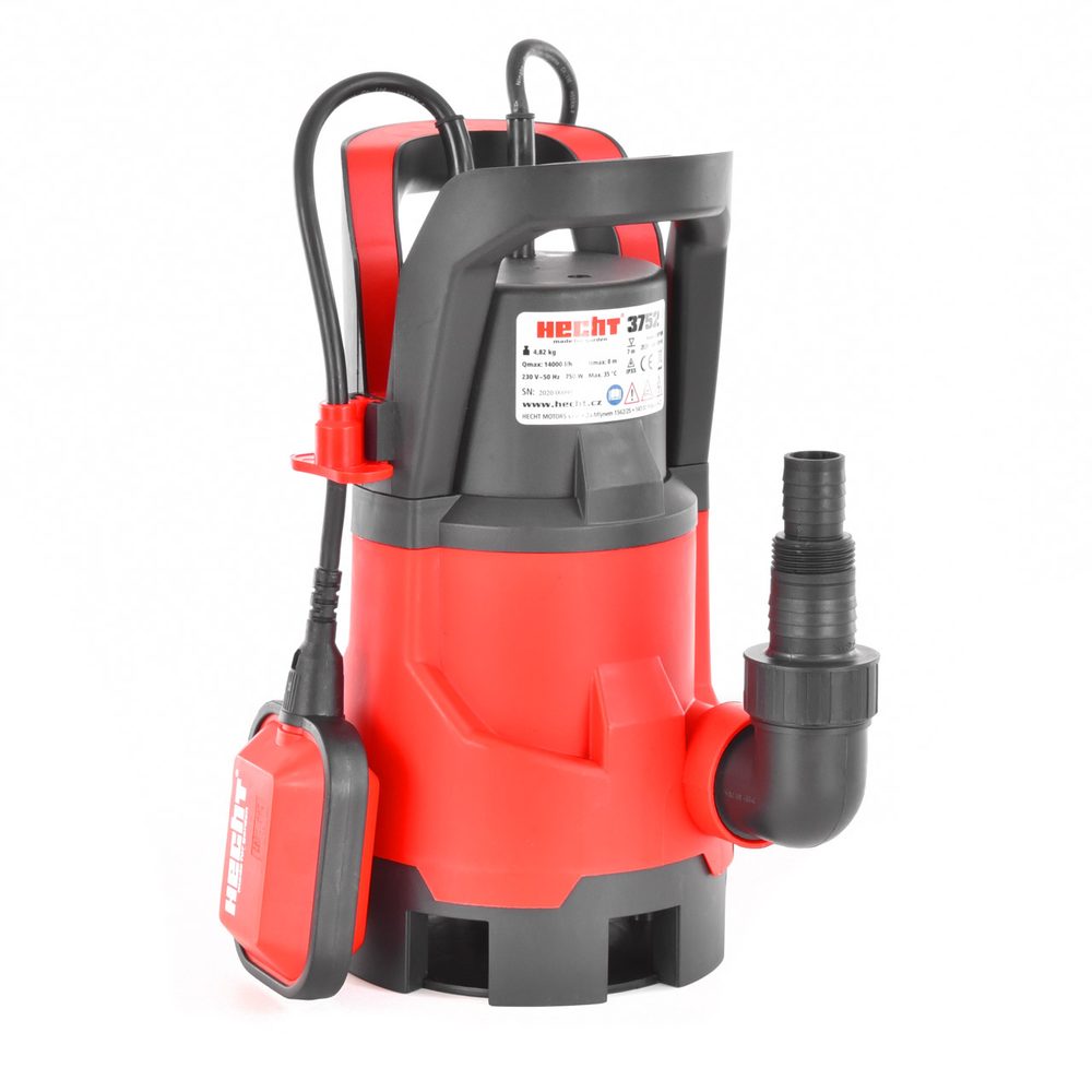 Submersible pump - HECHT 3752 Electric powered submersible garden pump.