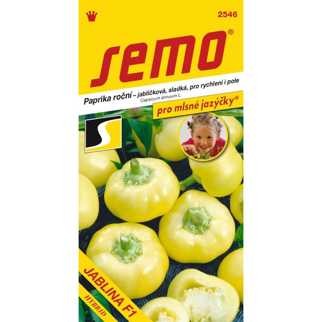 JABLINA F1 – apple-type pepper is one of the less commonly grown varieties. We harvest primarily at technical maturity