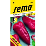 <p>RADUZA F1 – kápia type with dark red fruits. Early variety with wider pyramidal fruit