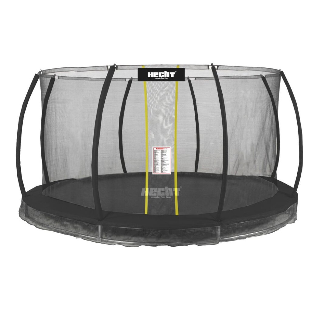 Trampoline with diameter 3.66 m. Strict EN-71 standard (child safety standard). Load capacity 150 kg.