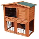 <p>Prominent Raphaelo is a two-storey rabbit hutch made from durable fir wood with practical doors for easy access. It provides ample space for keeping rabbits and other small rodents.</p>