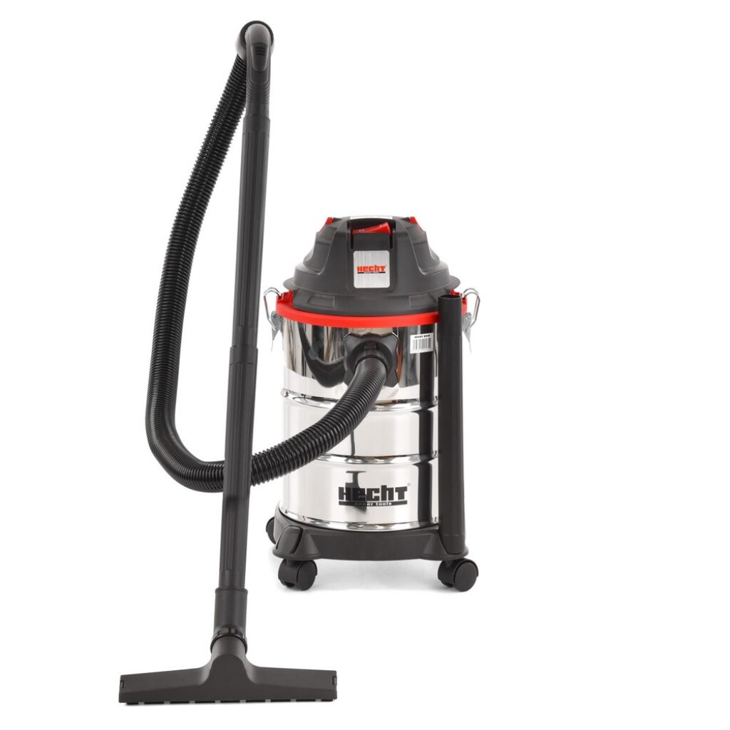 Electric vacuum cleaner for wet/dry cleaning. Power input 1250W. Tank capacity 15 litres. Suction power 15 kPa.