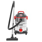 <p>Electric vacuum cleaner with wet and dry system. Power input 1400 W. Tank capacity 30 litres. Suction power 18 kPa.</p>