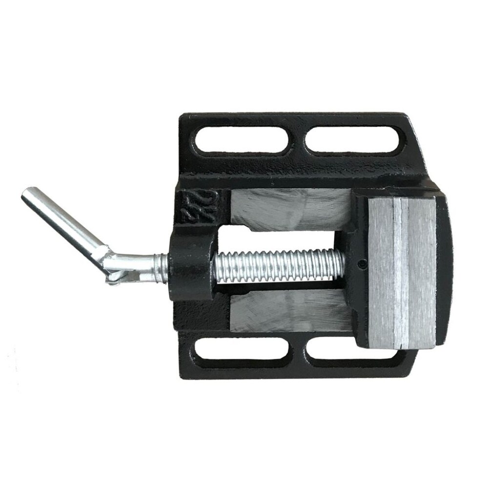 Vise for table column drill.
