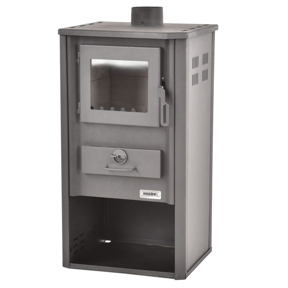 Wood stoves - HECHT FLEMIS Stove with a glass door for wood with an output of 8 - 9 kW. Made in Europe.