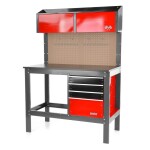 <p>Workshop table. 4 drawers equipped with ball bearings. 2 upper drawers with tilting mechanism.</p>