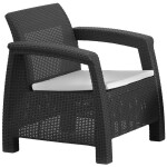 <p>Zahradní křeslo k setu zahradního nábytku HECHT PANAY SET.</p>