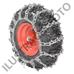 <p>16" chains for snow throwers HECHT 9542 TD