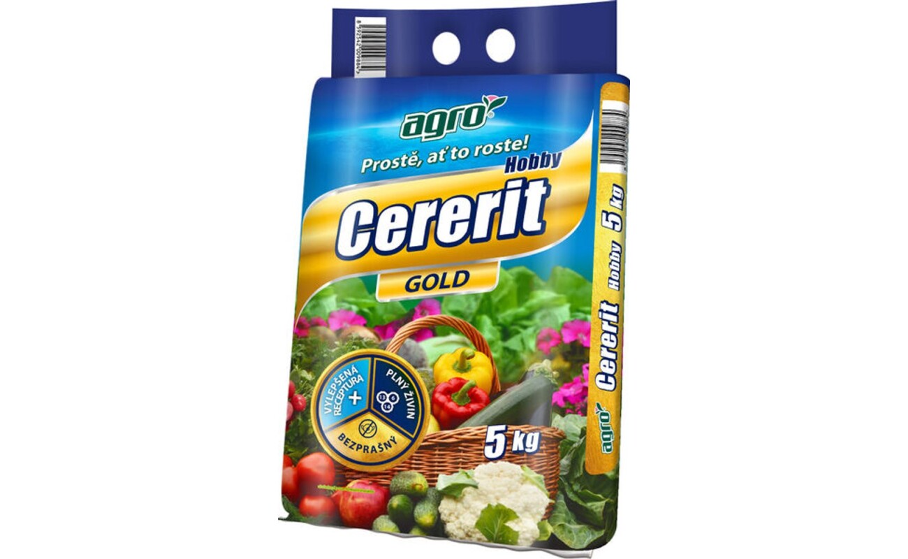 CERERIT Hobby® Gold is a chloride-free granulated (compacted) fertiliser containing micro and macro elements such as iron