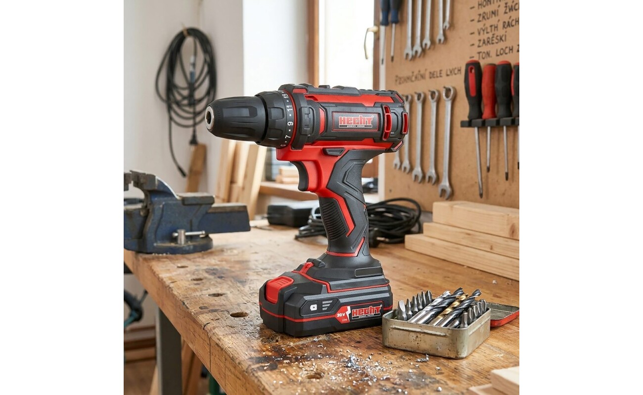 2 Ah. Speed without load 0 - 400/ 0 - 1400 rpm. Max. torque 40 Nm. Clamping diameter 1 - 10 mm.