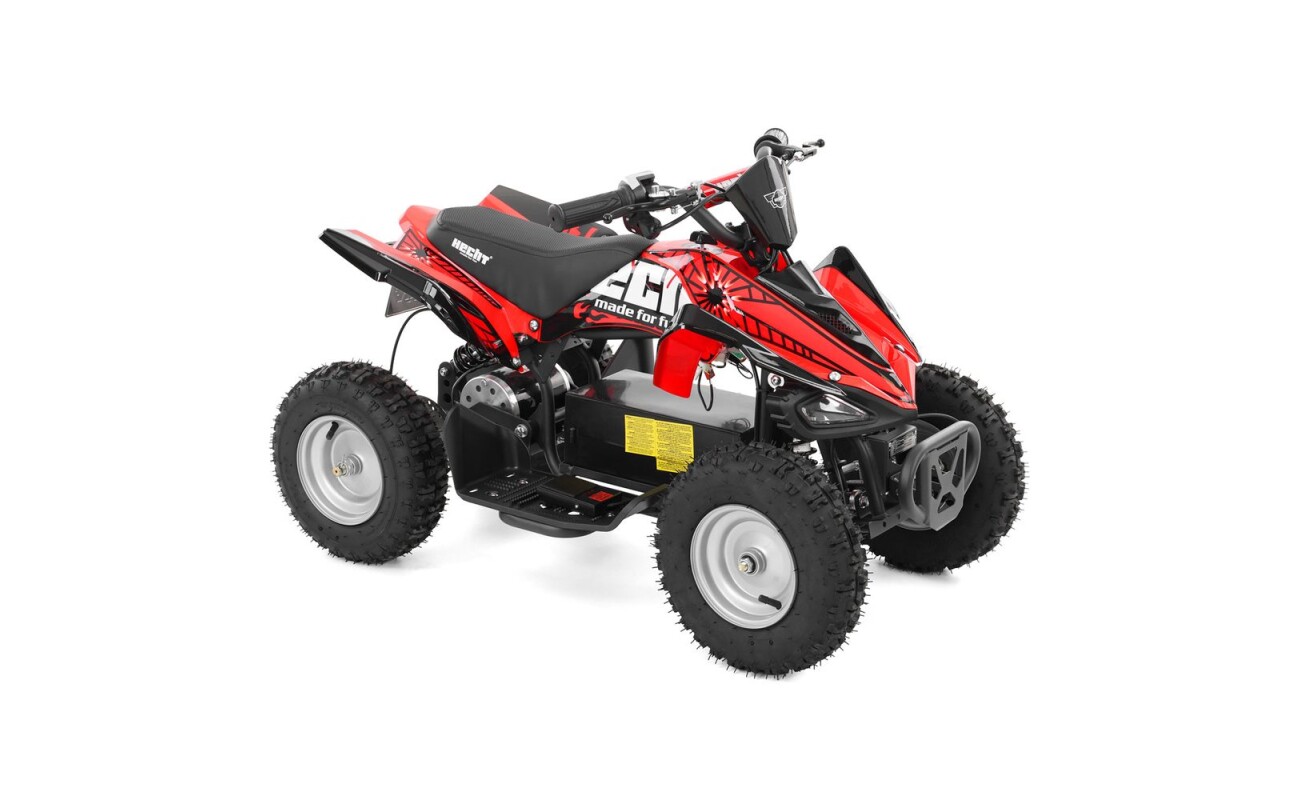 HECHT 54100 accu quad offers reliable and quiet operation. It has the dimensions of 100 x 59 x 60 cm and a weight of 42 kg and it is easy to handle. Thanks to the 36 V / 12 Ah battery with 1000 W of power