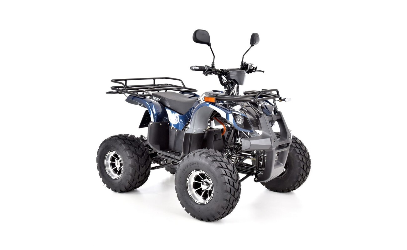 Accu ATV. Max. speed 45 km/h. Large terrain wheels