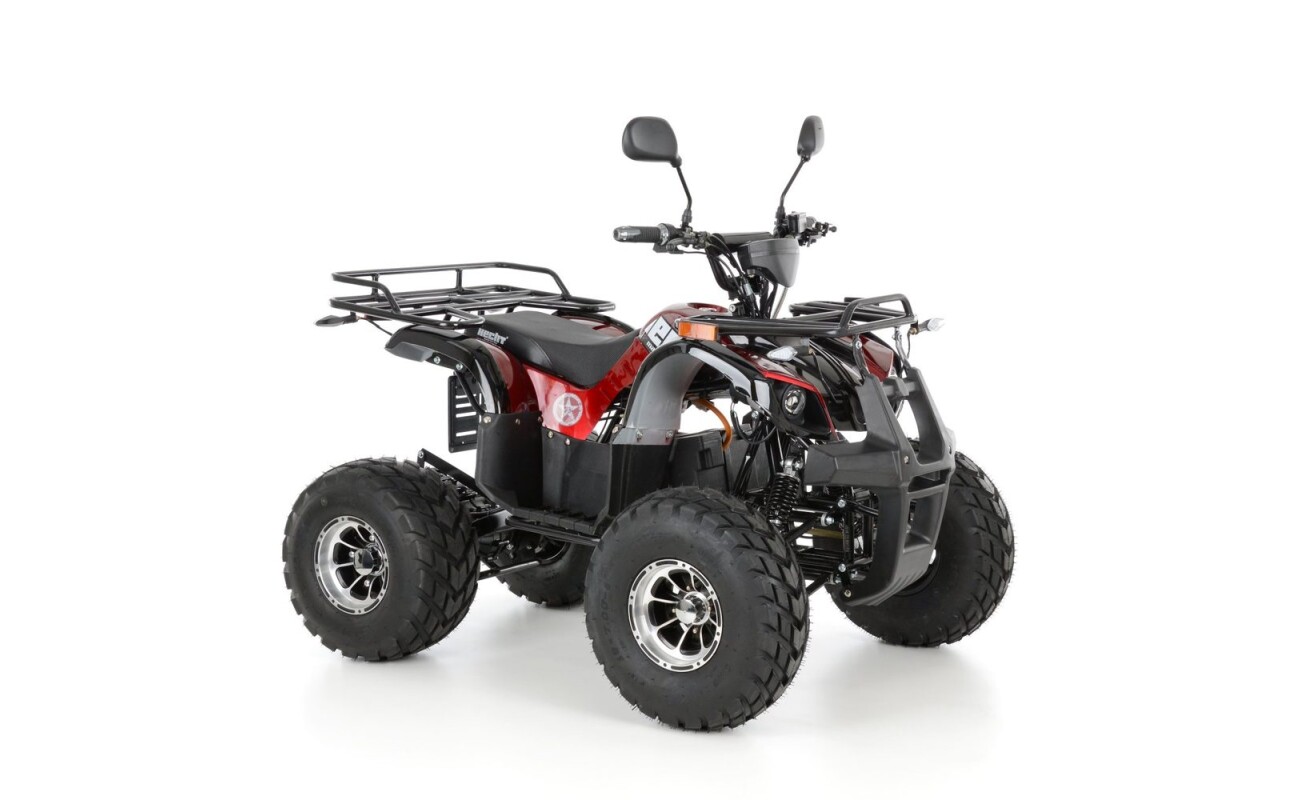Accu ATV. Max. speed 45 km/h. Large terrain wheels