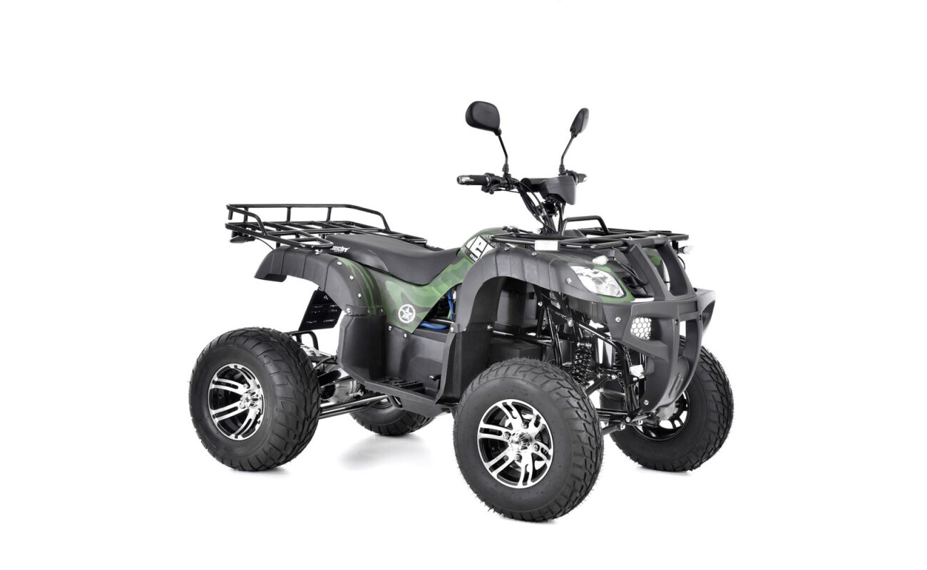 Accu ATV. Max. speed 45 km/h. Large terrain wheels