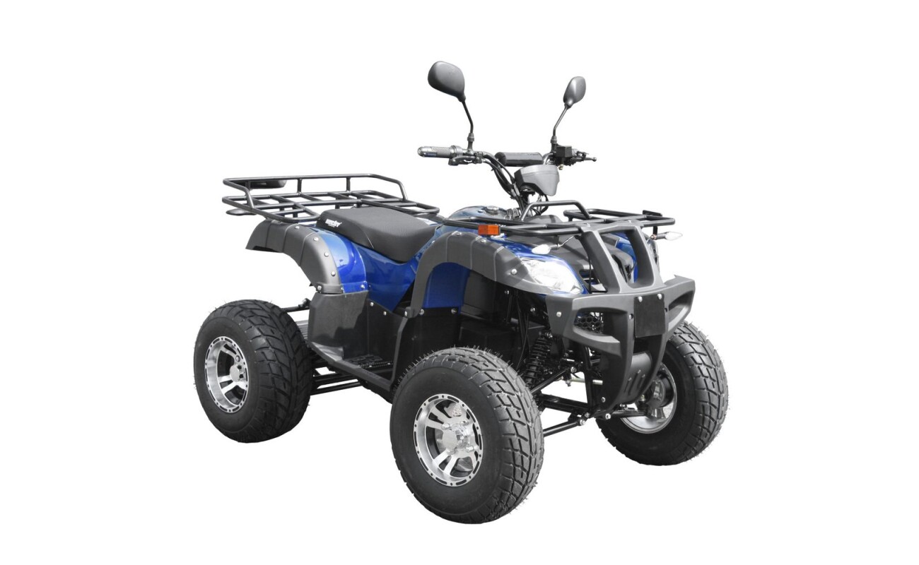 Accu ATV. Max. speed 45 km/h. Large terrain wheels