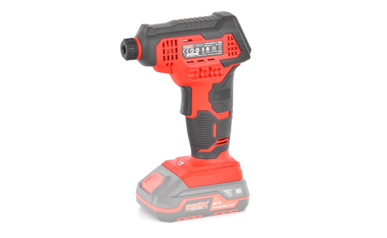 Accu handy compressor powered by a 20V battery. Digital display. Max pressure 7 bar. Compatible with ACCU PROGRAM 1278.