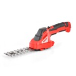 <p>Cordless grass shears for trimming grass and minor adjustments to shrubs and hedges. Supplied with a pair of 7.5 / 11 cm blades
