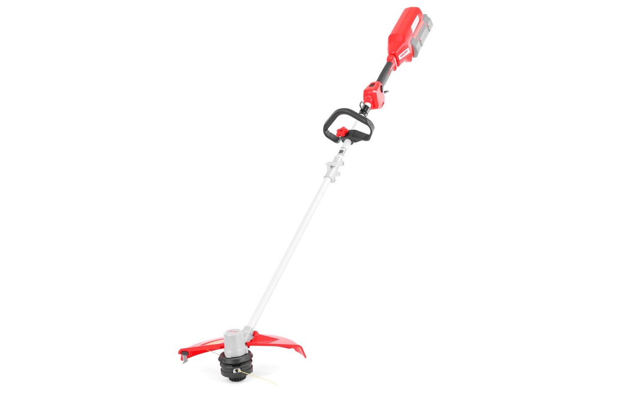 ACCU trimmer ● Stroke: 35.6 cm ● Battery optional: 62 V / 2.5 Ah or 62 V / 4 Ah.