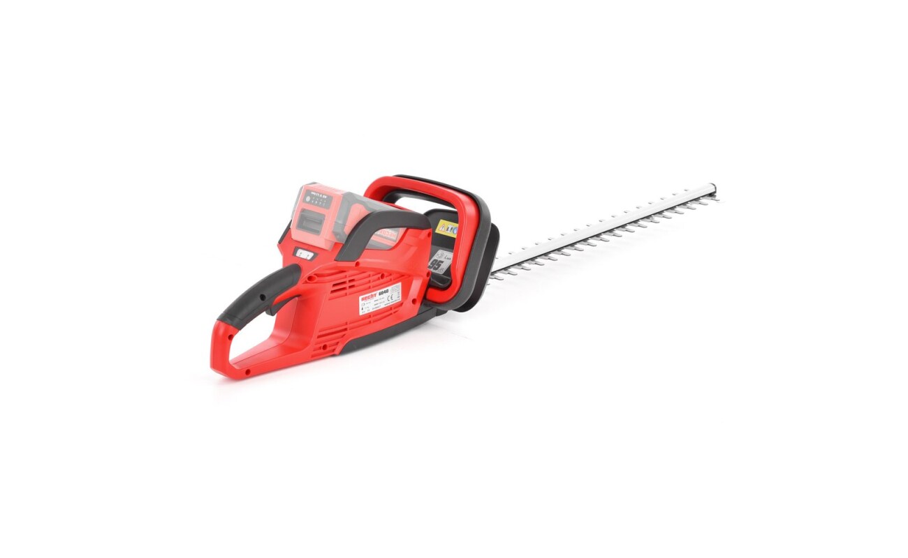 Accu hedge trimmer HECHT 6040 with laser cut blade. Li-on powered.