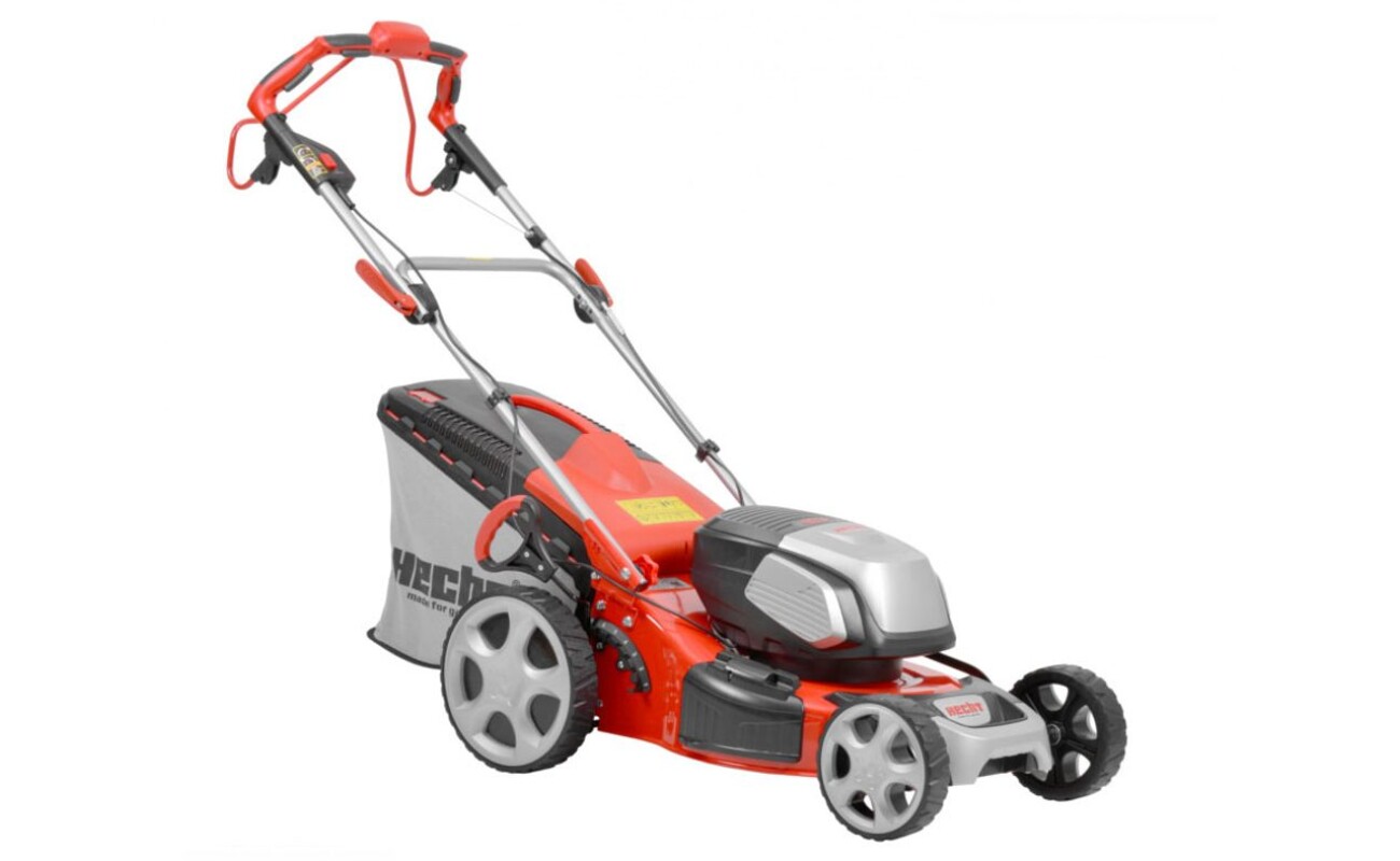 ACCU rotary lawn mower . Battery output DC 40 V. Working width 40 cm Collecting box 60 l.                            